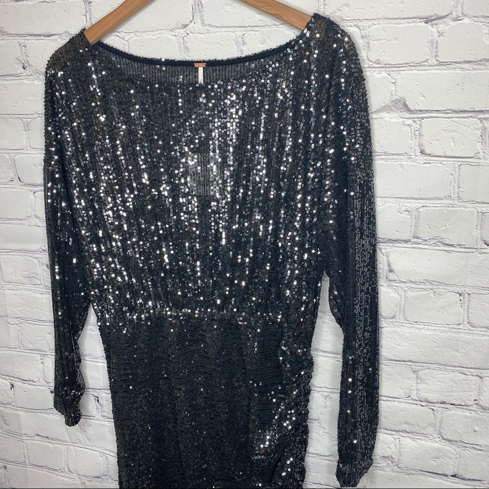 Free People Giselle Sequin Mini Dress - Picture 5 of 14